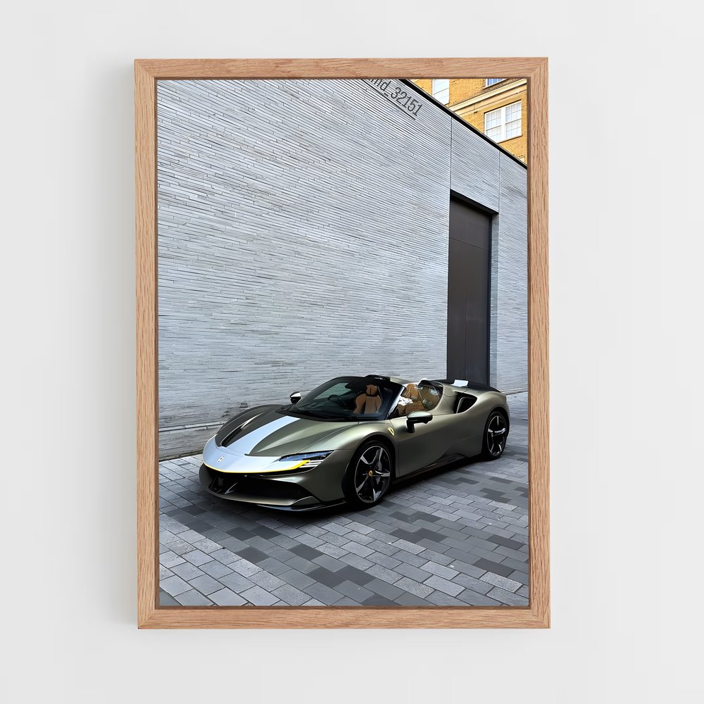 Poster Green Beast – affiche Ferrari (vue 4)